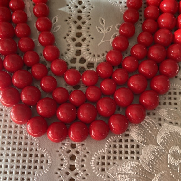 Vintage costume beaded necklaces - Picture 3 of 4